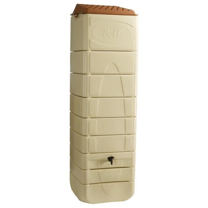 Récupérateur d'eau mural - BELLI - 650 L - Beige Récupérateur d'eau mural - BELLI - 650 L - Beige