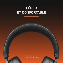 Casque gamer sans fil - NOVA GAMING - Atlas - Micro amovible - LED RGB