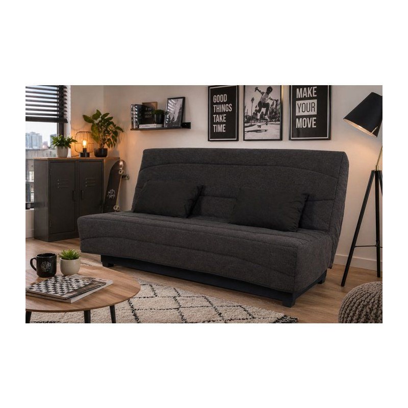 Canapé convertible clic-clac SIMMONS - Couchage régulier - 3 places