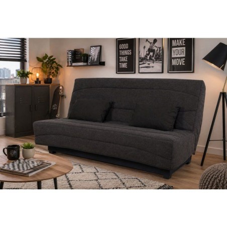 Canapé convertible clic-clac SIMMONS - Couchage régulier - 3 places