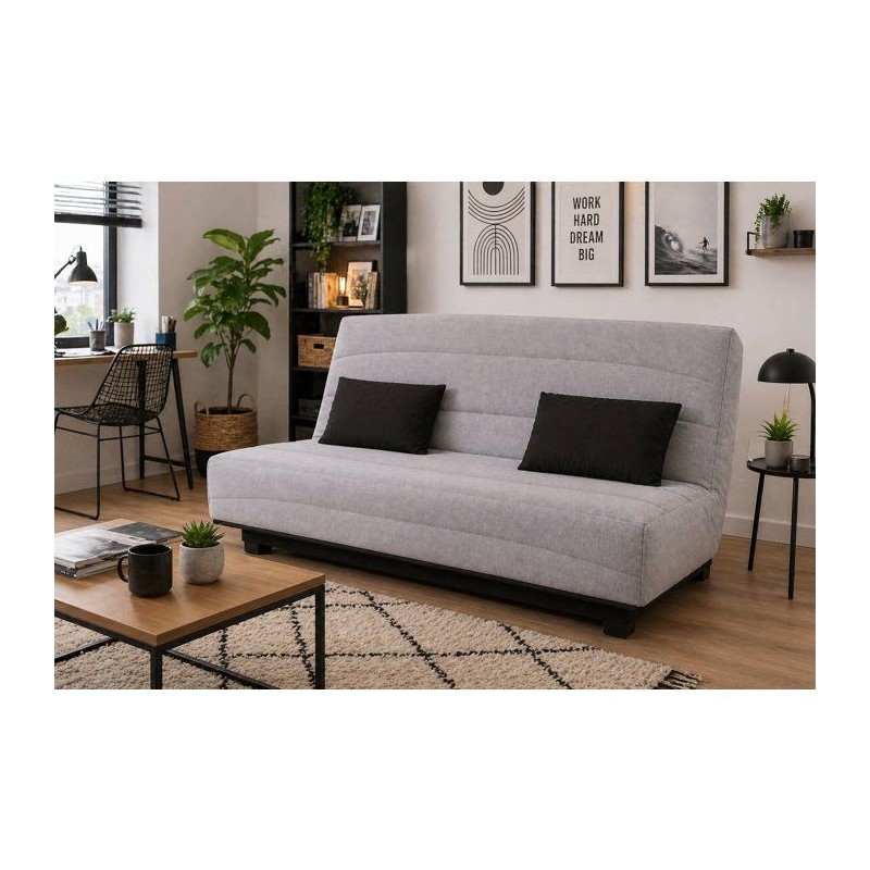 Canapé convertible clic-clac SIMMONS - Couchage régulier - 3 places