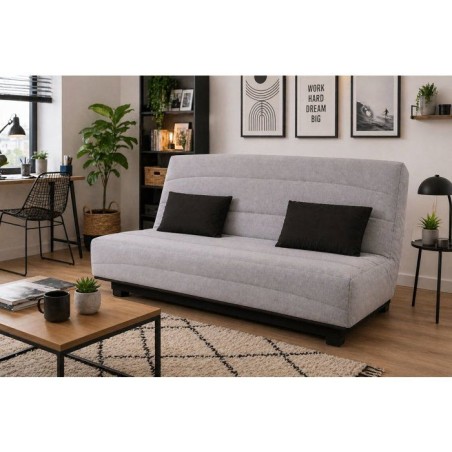 Canapé convertible clic-clac SIMMONS - Couchage régulier - 3 places