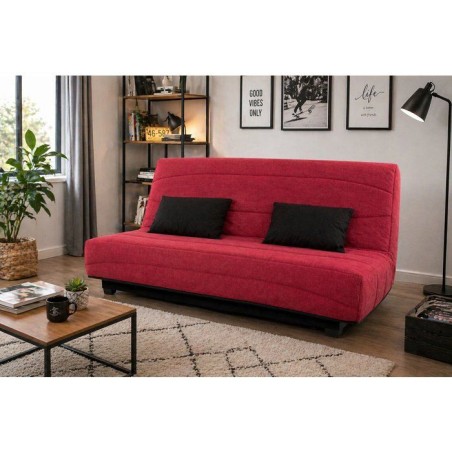 Canapé convertible clic-clac SIMMONS - Couchage régulier - 3 places