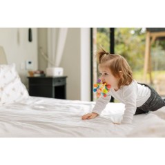 Anneau de dentition - NUBY - Twist ball - Avec hochet - Des 3 mois - M