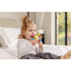 Anneau de dentition - NUBY - Twist ball - Avec hochet - Des 3 mois - M