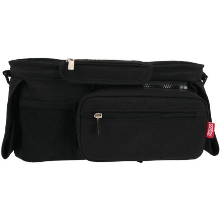 Organisateur de poussette Deluxe - NUBY - Pochette amovible - Noir