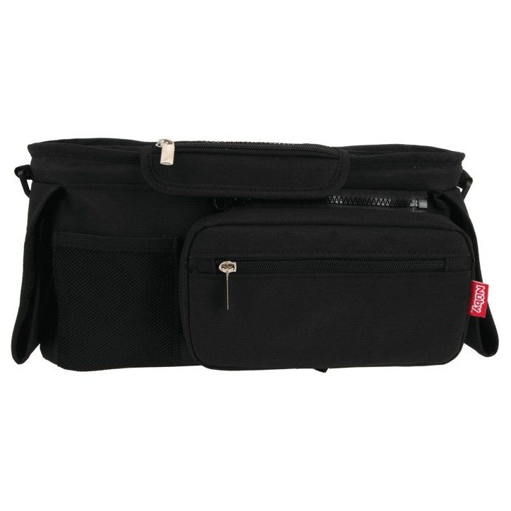 Organisateur de poussette Deluxe - NUBY - Pochette amovible - Noir Organisateur de poussette Deluxe - NUBY - Pochette amovible - Noir