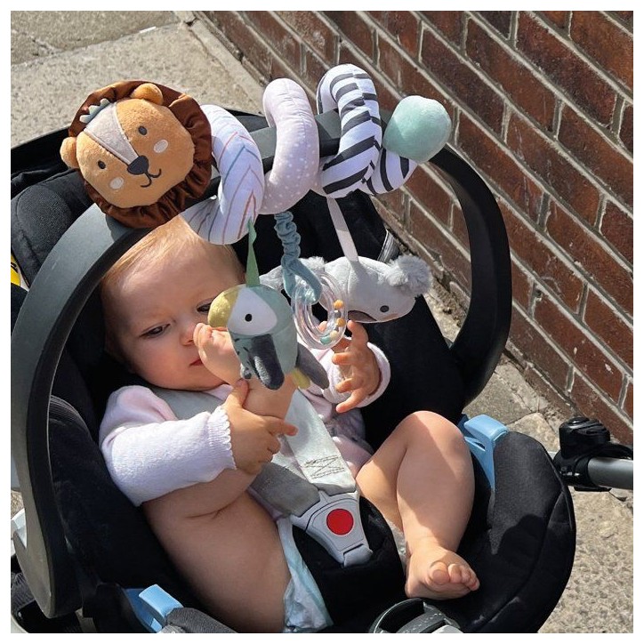 Spirale d'activités - NUBY - Jouet interactif pour poussette - Peut etre attacher sur une poussette ou un siege-auto ou un lit Spirale d'activités - NUBY - Jouet interactif pour poussette - Peut etre attacher sur une poussette ou un siege-auto ou un lit