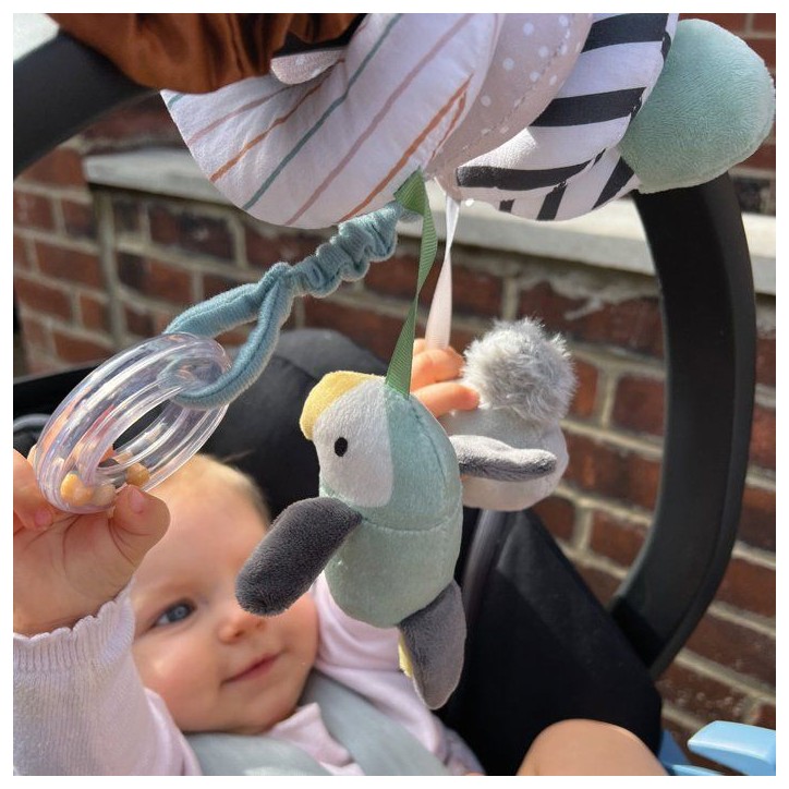 Spirale d'activités - NUBY - Jouet interactif pour poussette - Peut etre attacher sur une poussette ou un siege-auto ou un lit Spirale d'activités - NUBY - Jouet interactif pour poussette - Peut etre attacher sur une poussette ou un siege-auto ou un lit