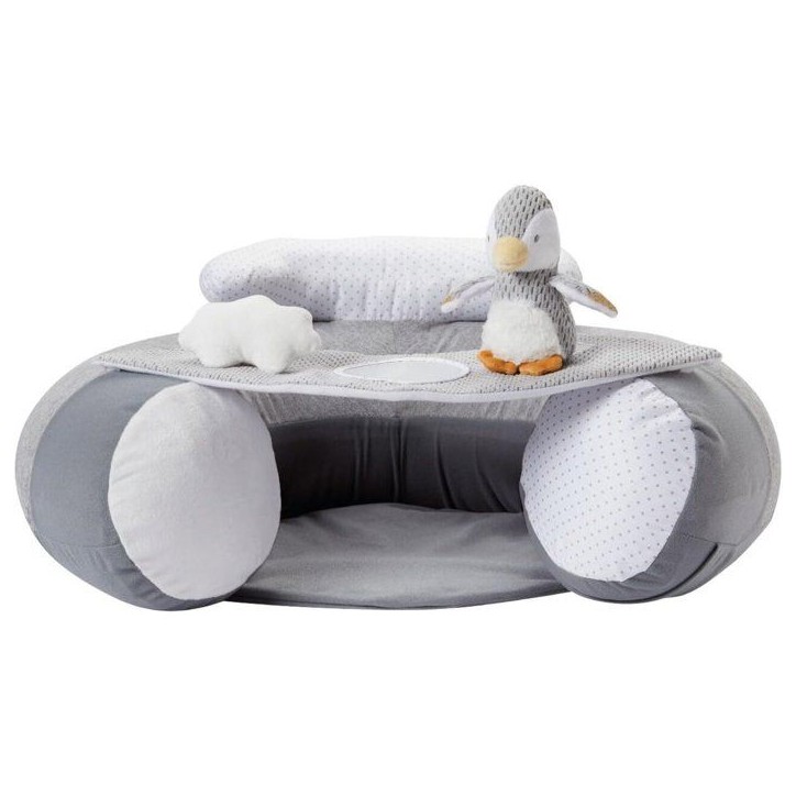 Siege gonflable - NUBY - Sit & Play au sol - Plateau amovible - Des 6 mois - Gris Siege gonflable - NUBY - Sit & Play au sol - Plateau amovible - Des 6 mois - Gris