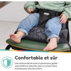 Siege réhausseur enfants - NUBY - Panda - Pliable - Mousse - Impermé