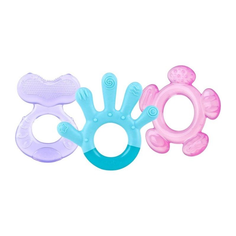 Anneaux de dentition 3 étapes - NUBY - 3 Step Teether - Compatible av