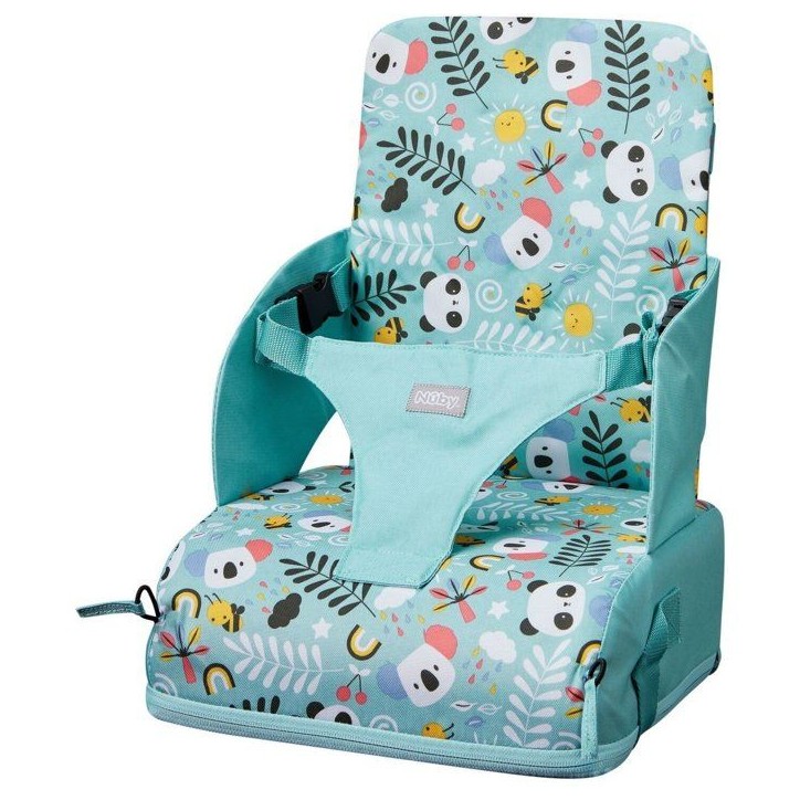Siege réhausseur enfants - NUBY - Panda - Pliable - Mousse - Imperméable - Des 6 mois Siege réhausseur enfants - NUBY - Panda - Pliable - Mousse - Imperméable - Des 6 mois