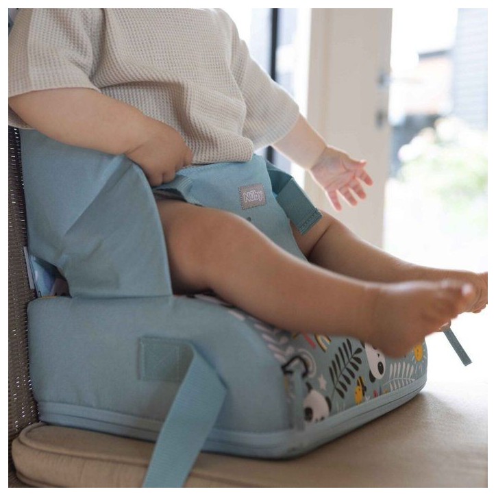 Siege réhausseur enfants - NUBY - Panda - Pliable - Mousse - Imperméable - Des 6 mois Siege réhausseur enfants - NUBY - Panda - Pliable - Mousse - Imperméable - Des 6 mois