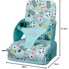 Siege réhausseur enfants - NUBY - Panda - Pliable - Mousse - Impermé