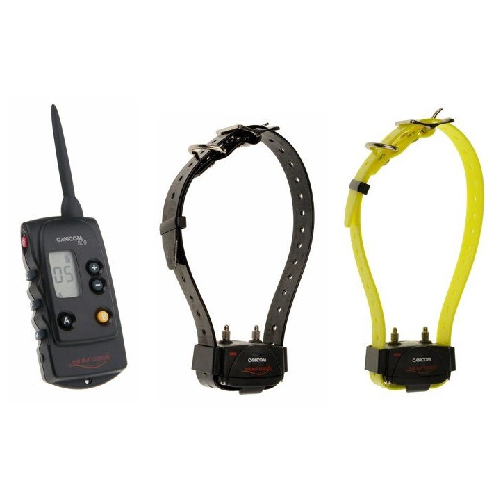 Pack de dressage - NUM'AXES - CANICOM 800 - Pour 2 chiens - Noir / Jaune Pack de dressage - NUM'AXES - CANICOM 800 - Pour 2 chiens - Noir / Jaune