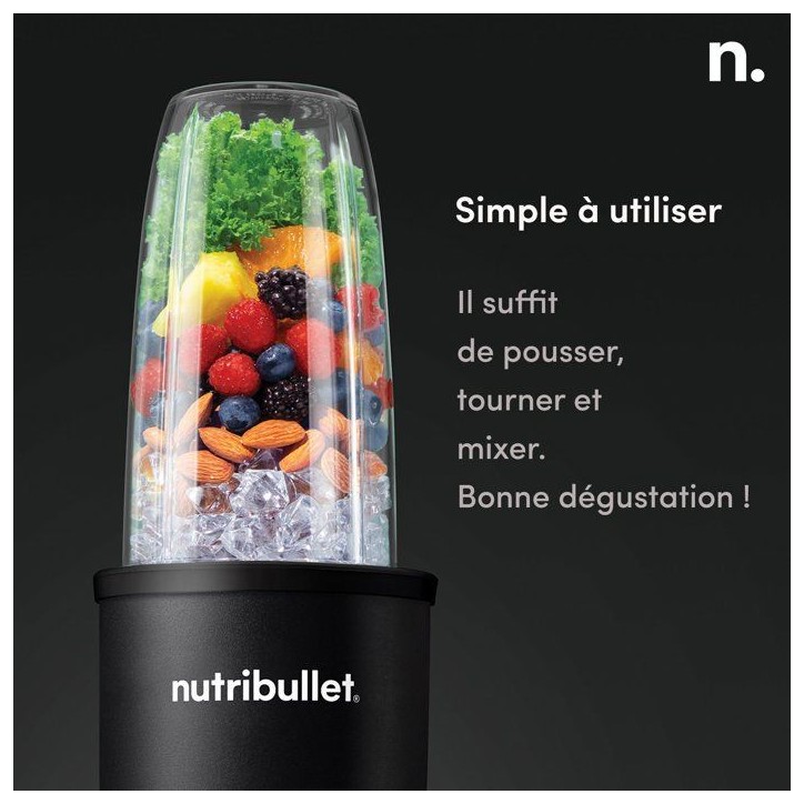 Blender - NUTRIBULLET - Pro - NB907MAB - Noir