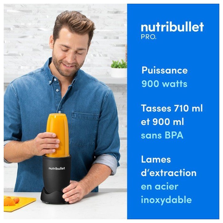 Blender - NUTRIBULLET - Pro - NB907MAB - Noir