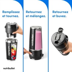 Blender - NUTRIBULLET - Flip - NBP106B -Noir