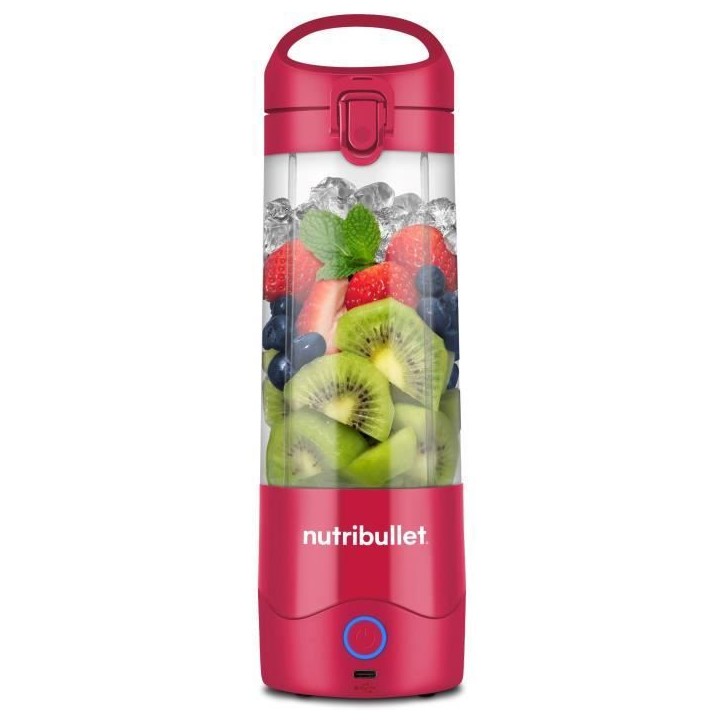 Blender portable - NUTRIBULLET - NBP003MA - 100 W - Tasse 475 ml - Sans BPA - Magenta Blender portable - NUTRIBULLET - NBP003MA - 100 W - Tasse 475 ml - Sans BPA - Magenta