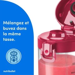 Blender portable - NUTRIBULLET - NBP003MA - 100 W - Tasse 475 ml - San