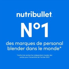 Blender portable - NUTRIBULLET - NBP003MA - 100 W - Tasse 475 ml - San