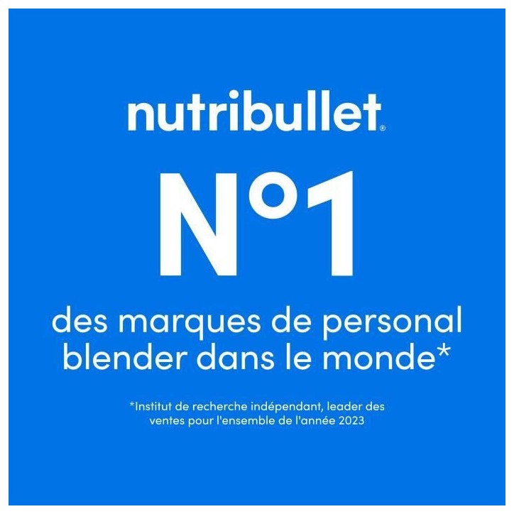 Blender portable - NUTRIBULLET - NBP003MA - 100 W - Tasse 475 ml - Sans BPA - Magenta Blender portable - NUTRIBULLET - NBP003MA - 100 W - Tasse 475 ml - Sans BPA - Magenta