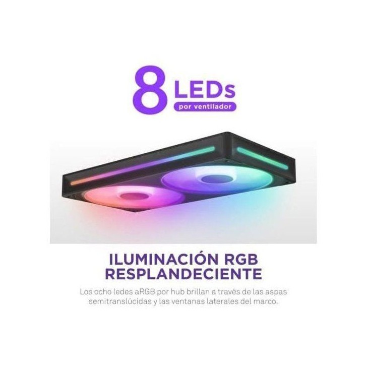Ventilateur PC - NZXT - F240RGB Core a cadre unique (RF-U24HF-B1) - Ø 240 mm Ventilateur PC - NZXT - F240RGB Core a cadre unique (RF-U24HF-B1) - Ø 240 mm