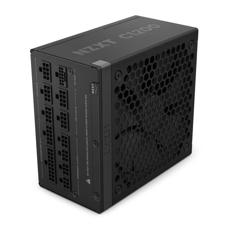 Alimentation - NZXT - PA-2G2BB-EU - C1200 Gold ATX 3.1 - Noir