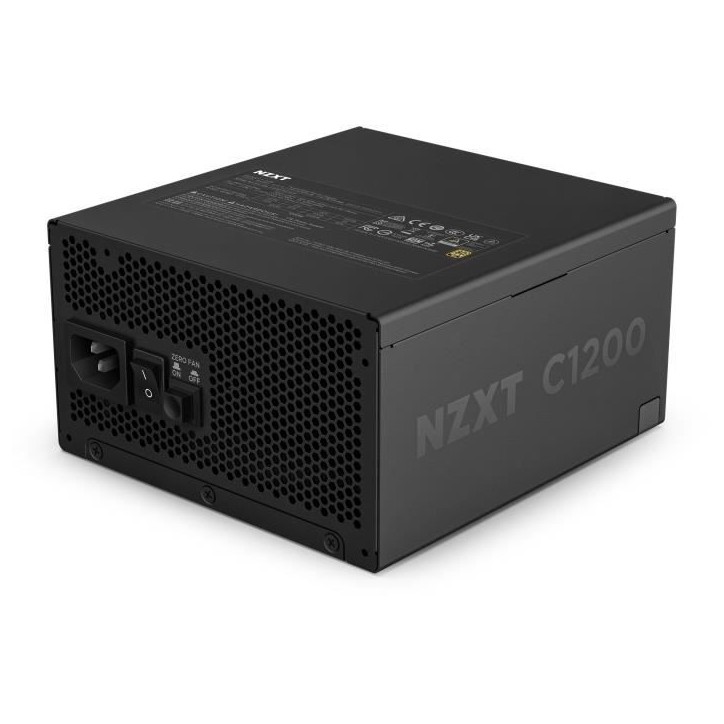 Alimentation - NZXT - PA-2G2BB-EU - C1200 Gold ATX 3.1 - Noir Alimentation - NZXT - PA-2G2BB-EU - C1200 Gold ATX 3.1 - Noir