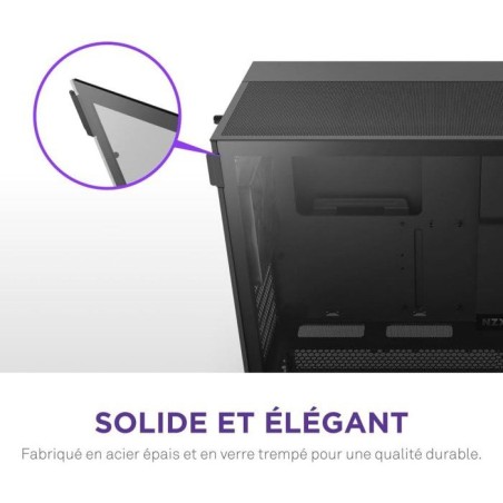 Boitier moyen-tour compact ATX - NZXT - CC-H52FB-01 - H5 Flow - Noir