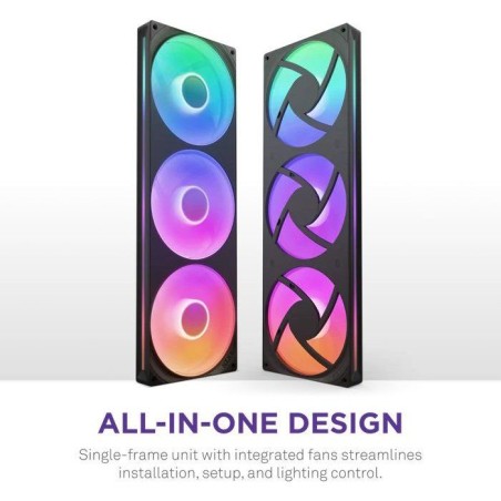 Ventilateur PC - NZXT - F420RGB Core a cadre unique (RF-U42HF-B1) - Ø 420 mm