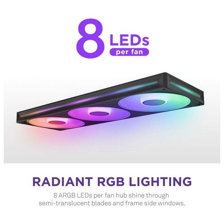 Ventilateur PC - NZXT - F420RGB Core a cadre unique (RF-U42HF-B1) - Ø 420 mm Ventilateur PC - NZXT - F420RGB Core a cadre unique (RF-U42HF-B1) - Ø 420 mm