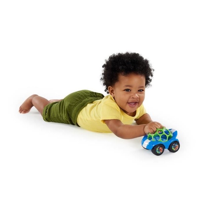 Bright Starts Jouet d'éveil Oball™Une Petite Voiture Rattle & Roll™ - développe la motricité - modele aléatoire Bright Starts Jouet d'éveil Oball™Une Petite Voiture Rattle & Roll™ - développe la motricité - modele aléatoire