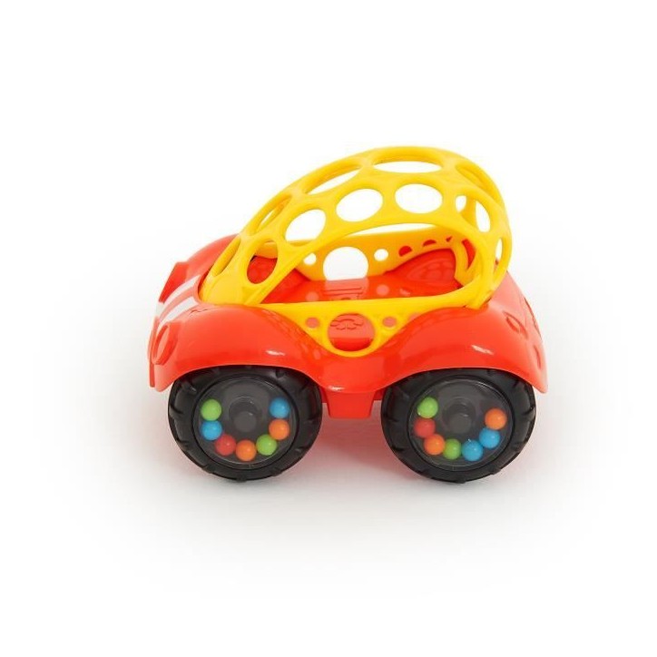 Bright Starts Jouet d'éveil Oball™Une Petite Voiture Rattle & Roll™ - développe la motricité - modele aléatoire Bright Starts Jouet d'éveil Oball™Une Petite Voiture Rattle & Roll™ - développe la motricité - modele aléatoire
