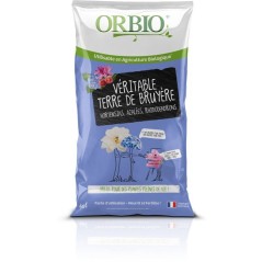 Terre de bruyere - ORBIO - 40 L - Idéale plantes acidophiles - Substr