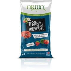Terreau universel - ORBIO - 70 L - Usage général - Convient a toutes