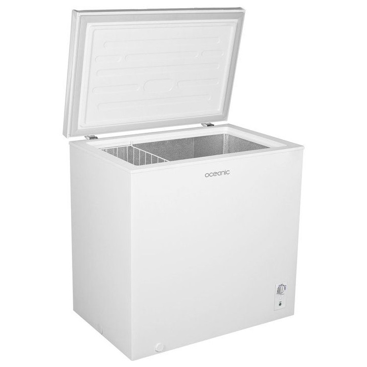 Congélateur coffre - CONTINENTAL EDISON - OCEACC194WD - Classe D - 194 L - 81,8 x 55,8 x 83,5 cm - Blanc Congélateur coffre - CONTINENTAL EDISON - OCEACC194WD - Classe D - 194 L - 81,8 x 55,8 x 83,5 cm - Blanc