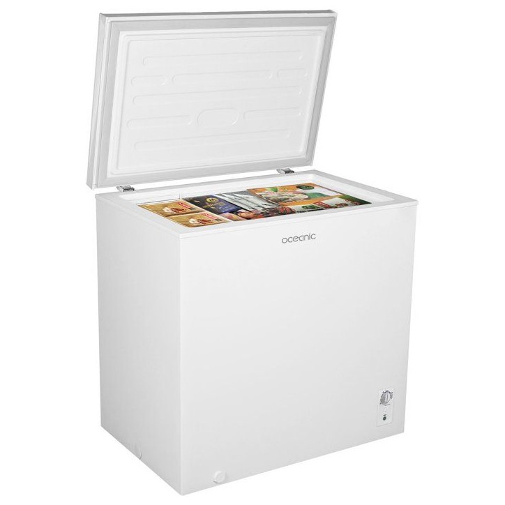 Congélateur coffre - CONTINENTAL EDISON - OCEACC194WD - Classe D - 194 L - 81,8 x 55,8 x 83,5 cm - Blanc Congélateur coffre - CONTINENTAL EDISON - OCEACC194WD - Classe D - 194 L - 81,8 x 55,8 x 83,5 cm - Blanc