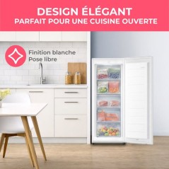 Congélateur armoire - OCEANIC - OCEACUF169WE - 169 L - 5 tiroirs - Lo