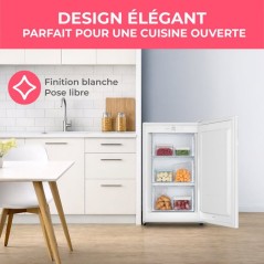Congélateur armoire - OCEANIC - OCEACUF90W3 - 90 L - 3 tiroirs - Low