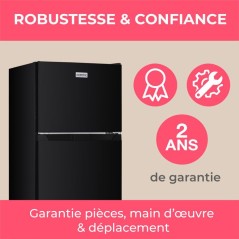 Réfrigérateur congélateur haut - OCEANIC - OCEAF2D206B3 - 206 L - F