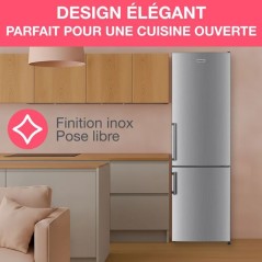 Réfrigérateur combiné - OCEANIC - OCEAFC262STDS - 262 L - Classe D