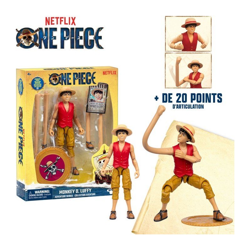 Figurine articulée - ONE PIECE - Luffy - 15 cm - Des 4 ans