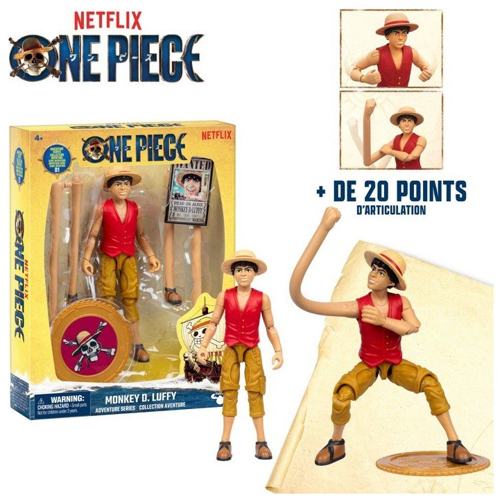 Figurine articulée - ONE PIECE - Luffy - 15 cm - Des 4 ans Figurine articulée - ONE PIECE - Luffy - 15 cm - Des 4 ans