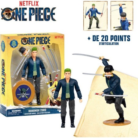 Figurine articulée - ONE PIECE - Zoro - 15 cm - Des 4 ans