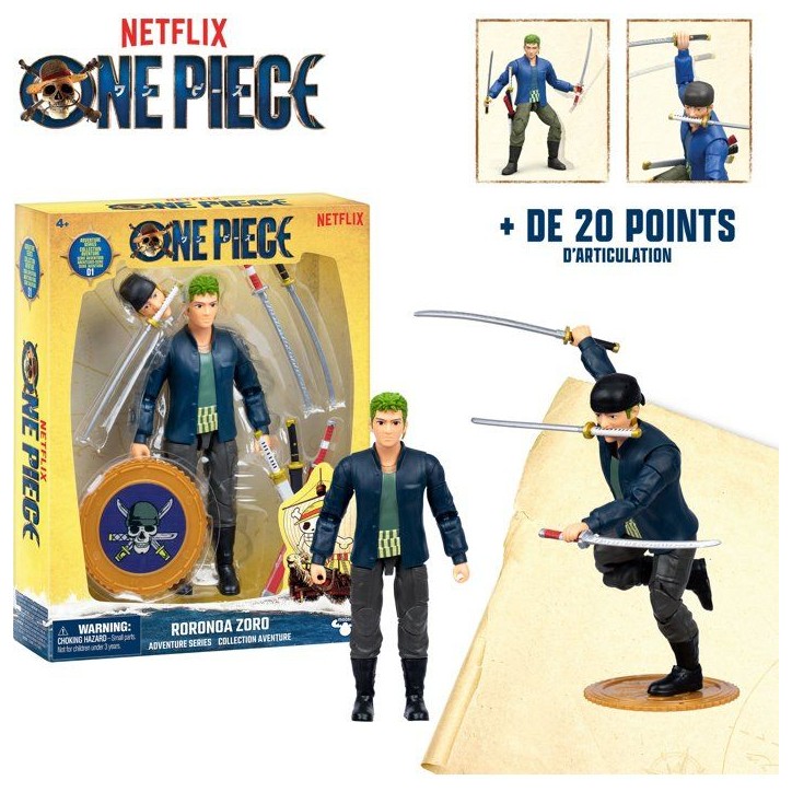 Figurine articulée - ONE PIECE - Zoro - 15 cm - Des 4 ans Figurine articulée - ONE PIECE - Zoro - 15 cm - Des 4 ans