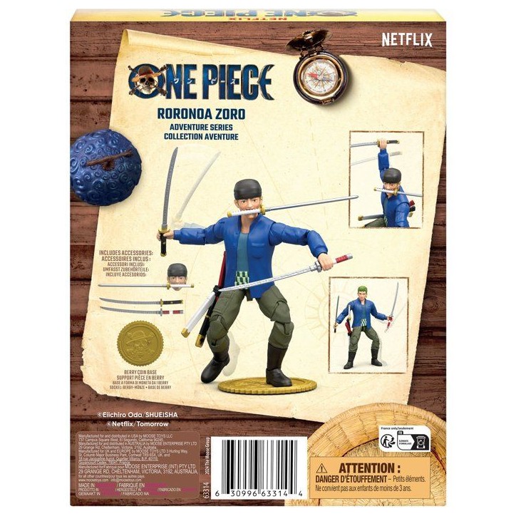 Figurine articulée - ONE PIECE - Zoro - 15 cm - Des 4 ans Figurine articulée - ONE PIECE - Zoro - 15 cm - Des 4 ans