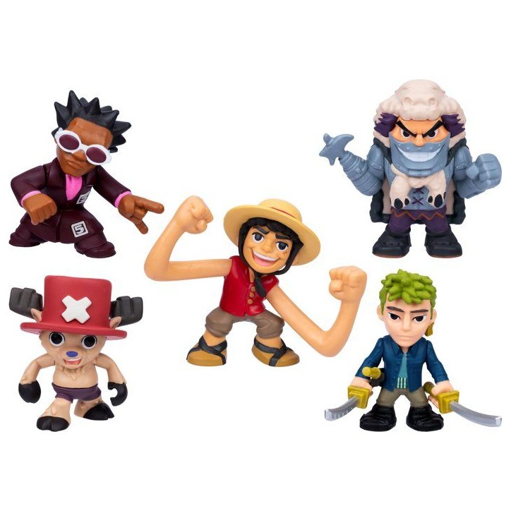 Pack de 5 minis figurines - ONE PIECE - Zoro, Chopper, Wapol, Mr. 5 et Luffy - Des 4 ans Pack de 5 minis figurines - ONE PIECE - Zoro, Chopper, Wapol, Mr. 5 et Luffy - Des 4 ans