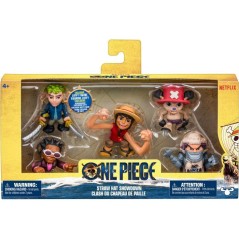 Pack de 5 minis figurines - ONE PIECE - Zoro, Chopper, Wapol, Mr. 5 et
